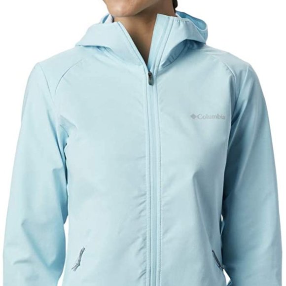 🆕Columbia Women's Heather Canyon Softshell Jacket, XS-Spring Blue Heather, NWT - Picture 4 of 5